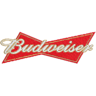 Matriz de Bordado Marca de Cerveja Budweiser